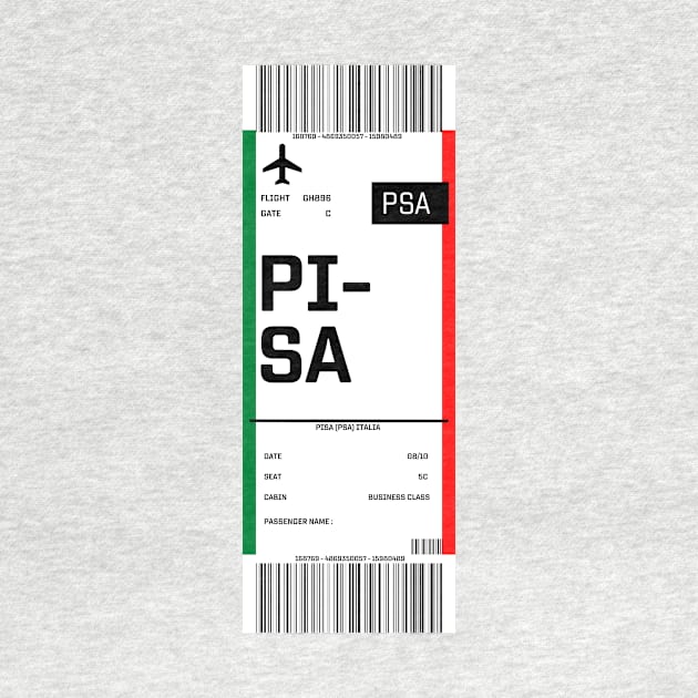 Boarding pass for PISA by ghjura